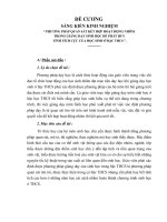 Sáng kiến Kinh nghiệm: PHƯƠNG PHÁP QUAN SÁT KẾT HỢP HOẠT ĐỘNG NHÓM