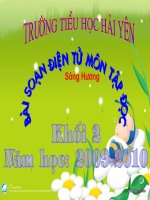 Tập đọc Sông Hương