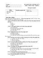 Đề Kiểm tra Học kỳ I_Tiếng Việt lớp 5_5