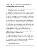 Một số ý kiến nhằm hoàn thiện công tác kế toán NVL ở Công ty cổ phần Xuân Hoà viglacera.