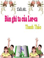 Đàn Guitare của Lorca