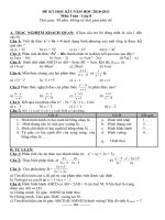KIỂM TRA HK I TOÁN 8 2010-2011