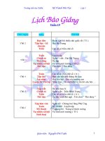 GIÁO ÁN LỚP 3 TUẦN 19