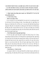 GIẢI PHÁP NHẰM NÂNG CAO HIỆU QUẢ CÔNG TÁC KẾ TOÁN CHO VAY ĐỂ GÓP PHẦN NÂNG CAO CHẤT LƯỢNG TÍN DỤNG THÀNH PHẦN KINH TẾ NGOÀI QUỐC DOANH TẠI NHNO PTNT TÂY HÀ NỘI