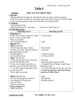 giáo án lớp lớp 4 tuần 4 CKTKN