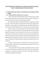 MỘT SỐ BIỆN PHÁP NHẰM NÂNG CAO HIỆU QUẢ KINH DOANH TẠI CÔNG TY KINH DOANH NƯỚC SẠCH HÀ NỘI