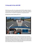 10 công nghệ ô tô hay nhất 2009