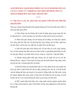 GIẢI PHÁP ĐẨY MẠNH HOẠT ĐỘNG SẢN XUẤT KINH DOANH VẬN TẢI CỦA CÔNG TY VTHKĐS HÀ NỘI THEO MÔ HÌNH CÔNG TY TRÁCH NHIỆM HỮU HẠN MỘT THÀNH VIÊN