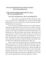 Thực trạng hoạt động tiêu thụ sản phẩm của công ty