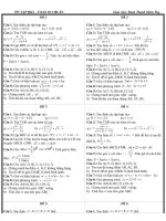 Ôn tập HKI - Khối 10 (Cơ bản)