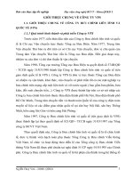 GIỚI THIỆU CHUNG VỀ CÔNG TY VPS