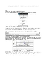 Sử dụng lệnh LINE - COPY - ERASE - DIMENSIONvới AUTOCAD 2002 phần 2