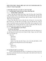 PHÂN TÍCH THỰC TRẠNG HIỆU QUẢ SẢN XUẤT KINH DOANH CỦA CÔNG TY THAN MẠO KHÊ