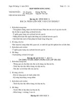 Sinh hoat nhom song song - Tuan 13-14