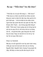 Bọ cạp - “Thần dược” hay độc dược?