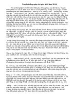 TRUYỀN THỐNG NGÀY 20 / 11