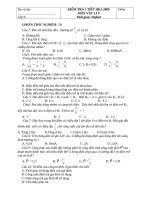 Kiem tra 1 tiet HK1 09-10