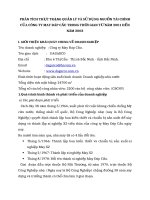 PHÂN TÍCH THỰC TRẠNG QUẢN LÝ VÀ SỬ DỤNG NGUỒN TÀI CHÍNH CỦA CÔNG TY MAY ĐÁP CẦU TRONG THỜI GIAN TỪ NĂM 2001 ĐẾN NĂM 2003