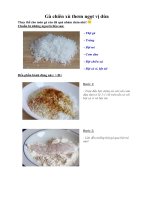 Gà chiên xù thơm ngọt vị dừa