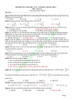 ĐỀ KT(THỬ) HKI_VẬT LÍ 12 (Đề 3)