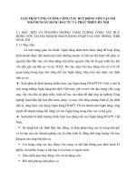 GIẢI PHÁP TĂNG CƯỜNG CÔNG TÁC HUY ĐỘNG VỐN TẠI CHI NHÁNH NGÂN HÀNG ĐẦU TƯ VÀ PHÁT TRIỂN HÀ NỘI