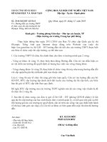 HUONG DAN CAC TRUONG THPT THI CAP TRUONG NH 2010 - 2011