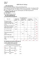 Đề kiểm tra môn toán 6 tiết 39 có ma trận