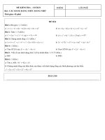 các hằng đẳng thức