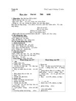 Giáo án Lớp 1 Tuần 16-Sơn