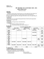 ĐỀ CƯƠNG ÔN TẬP -ĐÁP ÁN