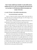 THỰC TRẠNG TRIỂN KHAI NGHIỆP VỤ BẢO HIỂM TRÁCH NHIỆM DÂN SỰ CỦA CHỦ XE CƠ GIỚI ĐỐI VỚI NGƯỜI THỨ BA TẠI CÔNG TY CỔ PHẦN BẢO HIỂM PETROLIMEX GIAI ĐOẠN 1998