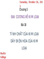 Tính chất của kim loại_cơ bản