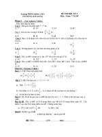 đề thi của thày Chính tp bắc giang