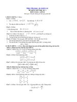 Đề mẫu Thi HKI Toán 10 số 5