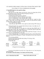 CÁC KHOẢN TRÍCH THEO LƯƠNG CHO CÁN BỘ CÔNG NHÂN VIÊN CỦA CÔNG TY VẬN TẢI BIỂNH III