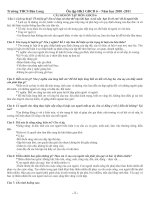 CD 6 Ôn tập học kì 1 2010- 2011