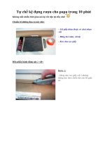 Tự chế kệ đựng rượu cho papa trong 10 phút