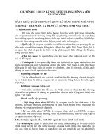 Tài liệu bồi dưỡng cán bộ xã Quản lý nhà nước tài nguyên - môi trường