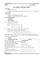 tiet 57: cong, tru da thuc