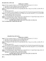 ĐỀ ÔN TẬP KIỂM TRA 1 TIẾT CHƯƠNG 2.