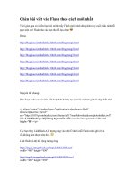 H2A_Code chèn bài viết vào Flash theo cách mới nhất