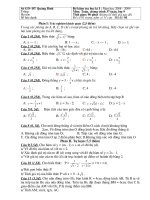 DE KIEM TRA TOAN 9 CO TRAC NGHIEM