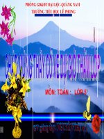 Ôn tập tính S, V