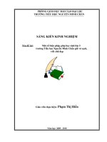 Một số biện pháp giúp HS lớp 5 trường TH Nguyễn Minh Chấn  giữ vở sạch viết chữ đẹp