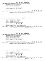 KIỂM TRA 1 TIẾT HÌNH HỌC 10_CHƯƠNG I