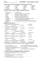 ÔN THI HKI ANH 9 - NA