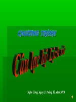 Câu lạc bộ Lịch sử THCS Nghi Công