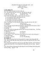 đề đáp án sử 7 hk1(10-11)