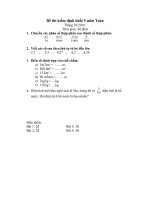 de KDCL lọp, thang 10