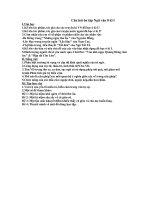 Đề cương ôn tập học kì I Ngữ văn